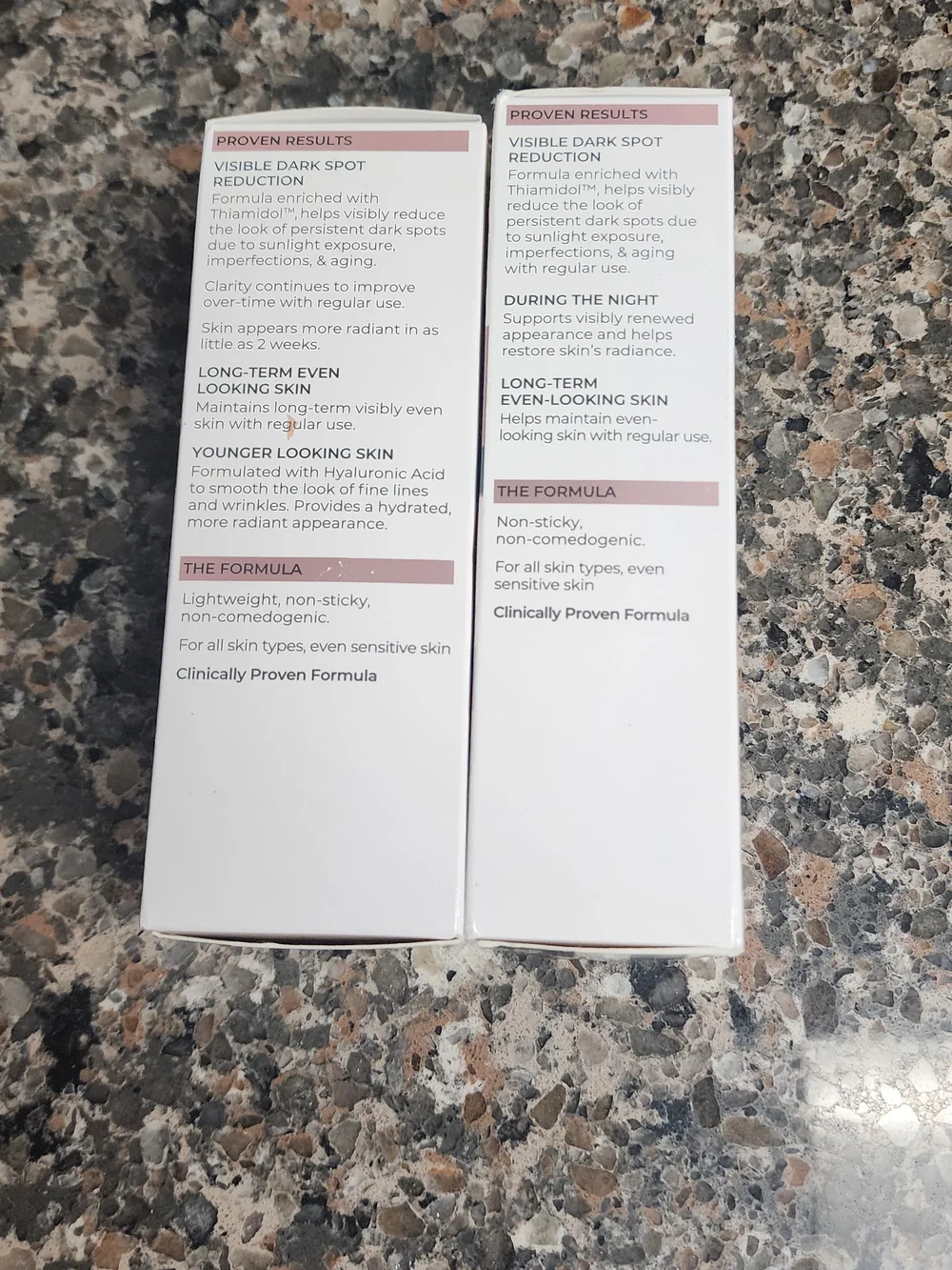 Radiant Tone Dual Serum & Night Cream - Pink/White